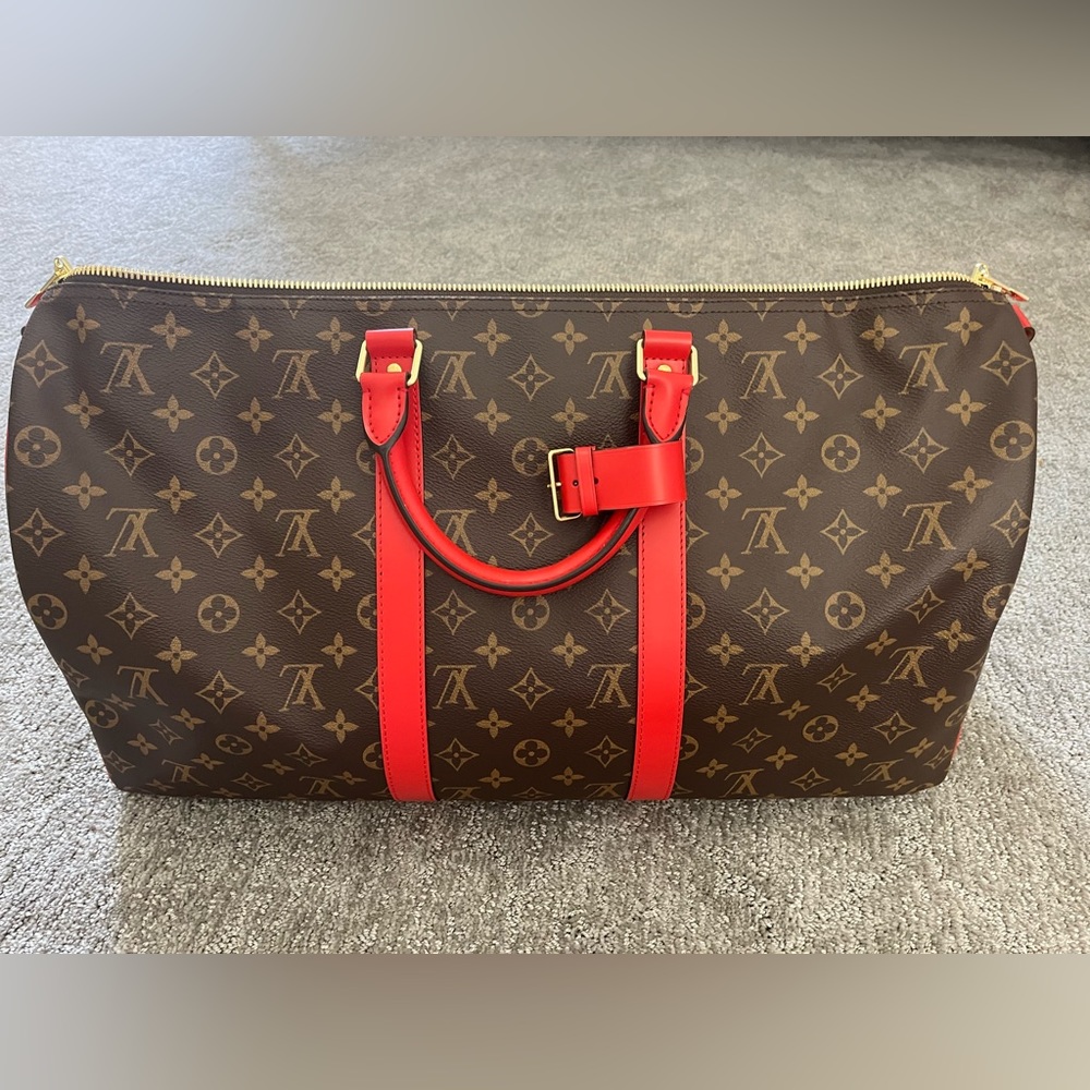 Keepall Bandouliere 50 Coquelicot